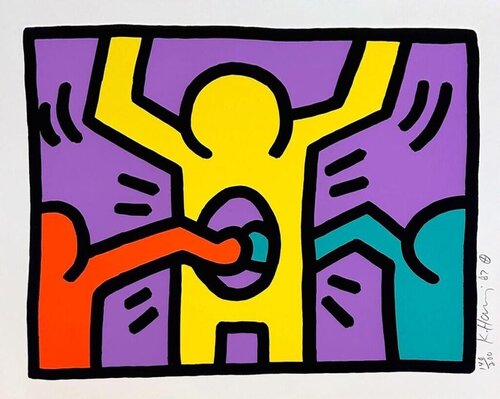 Pop Shop I (3) de Keith Haring, Impresión a la venta en Singulart
