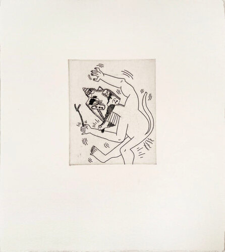 Untitled (w/ Sean Kalish) #2 de Keith Haring, Impresión a la venta en Singulart