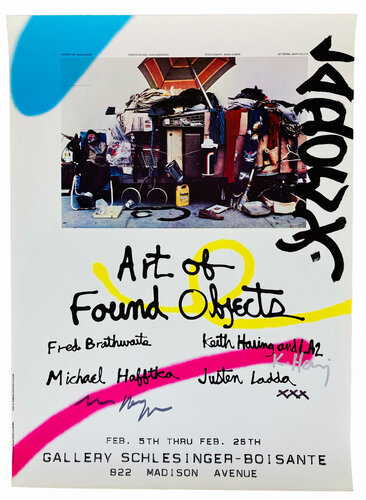 Signed Keith Haring exhibition poster 1983 (Keith Haring 1983) de Keith Haring, Impresión a la venta en Singulart
