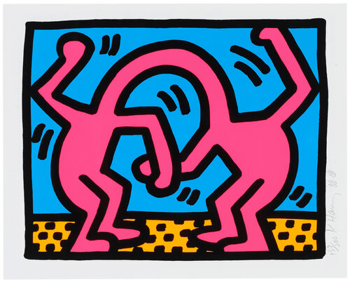 Pop Shop II (D) de Keith Haring, Impresión a la venta en Singulart
