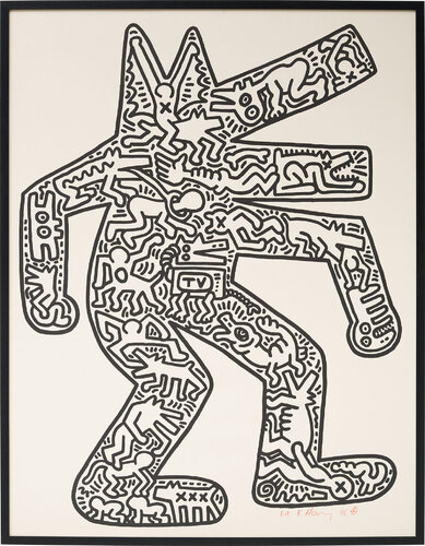 Dog de Keith Haring, Impresión a la venta en Singulart
