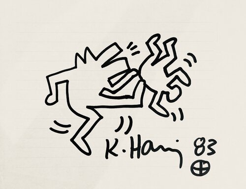 Untitled de Keith Haring, Obra en papel a la venta en Singulart
