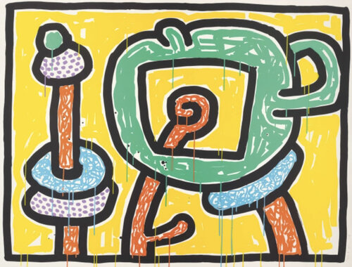 Flowers III von Keith Haring, Druck kaufen auf Singulart