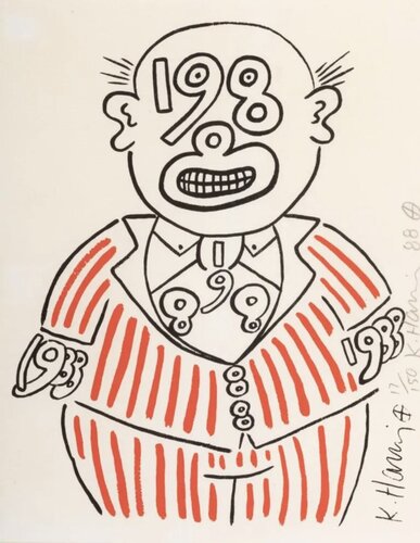 1988 Man von Keith Haring, Druck kaufen auf Singulart