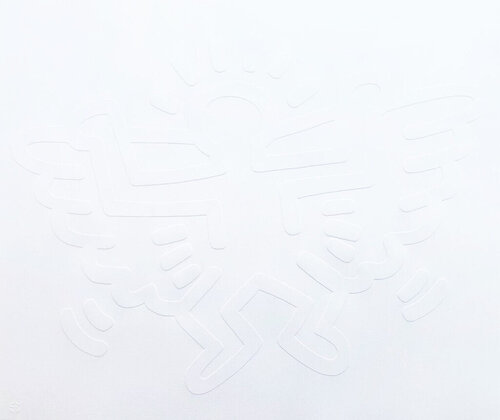 White Icons (C) - Winged Angel von Keith Haring, Druck kaufen auf Singulart