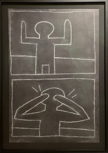 Untitled (Subway Drawing) von Keith Haring, Werk auf Papier kaufen auf Singulart