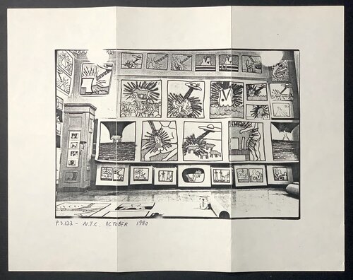 P.S. 122 Open Studio Xerox (October 1980) von Keith Haring, Andere Medien kaufen auf Singulart
