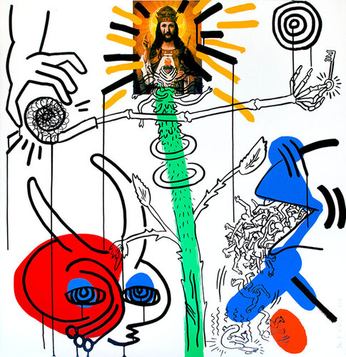 One Plate, from The Apocalypse Suite par Keith Haring, Édition en vente sur Singulart