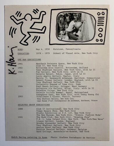 Uniquely Personalised CV par Keith Haring, Autres supports en vente sur Singulart