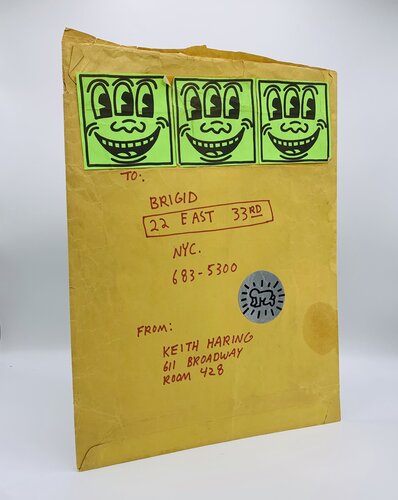 Untitled (Merry Christmas | Radiant Baby) par Keith Haring, Autres supports en vente sur Singulart