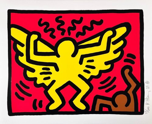 Pop Shop IV (A) par Keith Haring, Édition en vente sur Singulart
