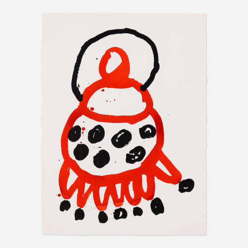 Untitled (original) par Keith Haring, Œuvre sur papier en vente sur Singulart