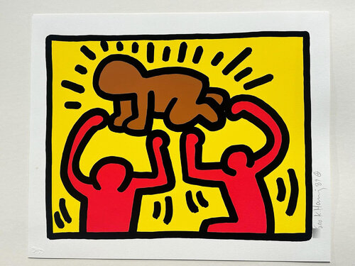 Pop Shop IV, Plate II par Keith Haring, Édition en vente sur Singulart