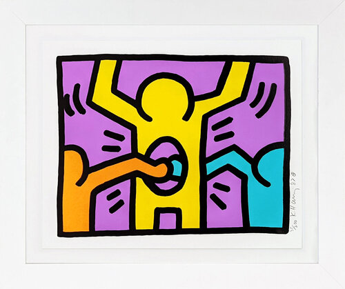 Untitled from Pop Shop I par Keith Haring, Édition en vente sur Singulart