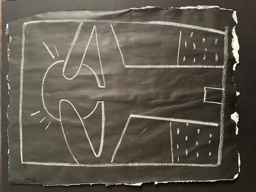 Man von Keith Haring, Malerei kaufen auf Singulart