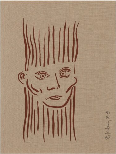 Portrait of Joseph Beuys by Keith Haring, Print for Sale on Singulart