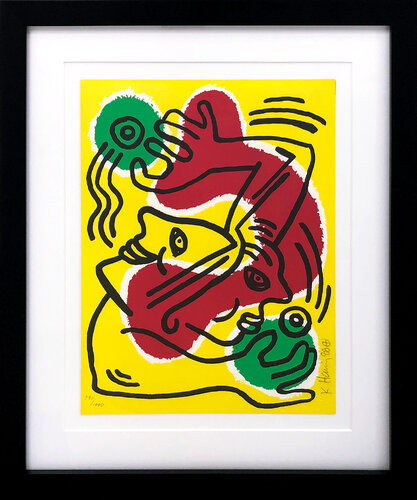 International Volunteer Day (hand signed) by Keith Haring, Print for Sale on Singulart