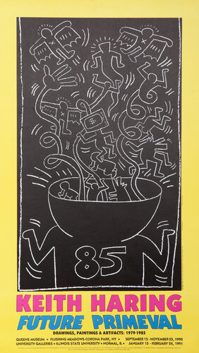 Exhibition Poster: Future Primeval  by Keith Haring, Print for Sale on Singulart