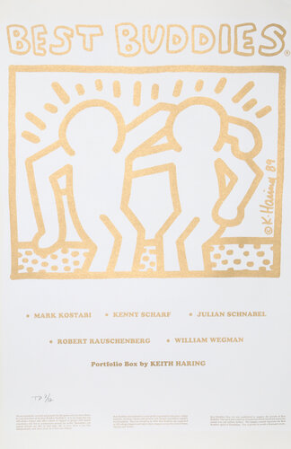 Best Buddies Portfolio Coversheet by Keith Haring, Print for Sale on Singulart