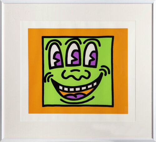 Icons - Three Eyes par Keith Haring, Édition en vente sur Singulart