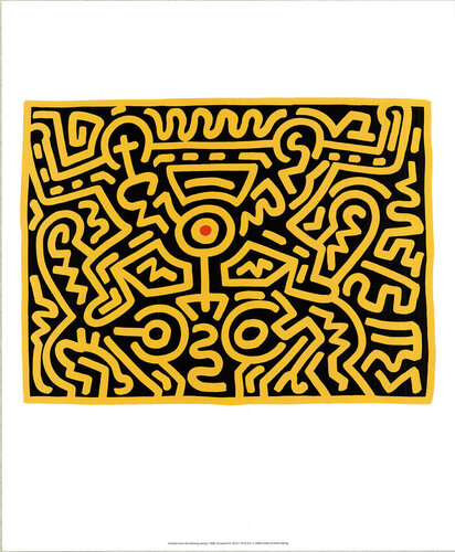 Untitled (From the Growing Series) par Keith Haring, Édition en vente sur Singulart