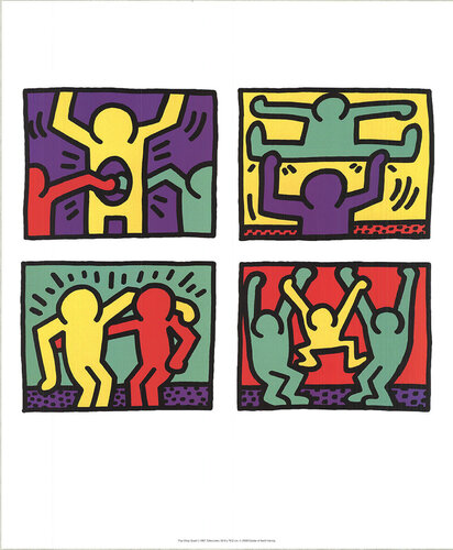 Pop Shop Quad I, 1987 by Keith Haring, Print for Sale on Singulart