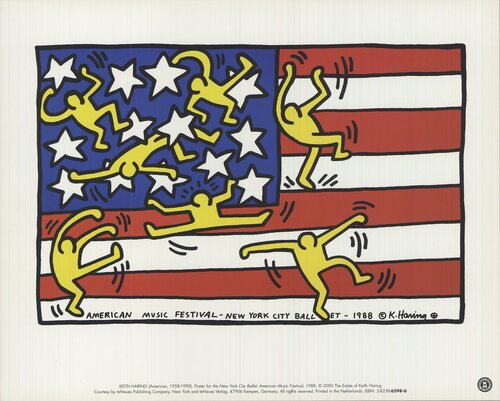 New York City Ballet: American Music Festival, 1988 von Keith Haring, Druck kaufen auf Singulart