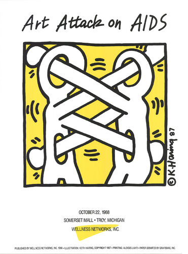 Art Attack on AIDS by Keith Haring, Print for Sale on Singulart