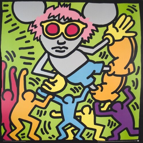 Andy Mouse van Keith Haring, Afdruk te koop op Singulart