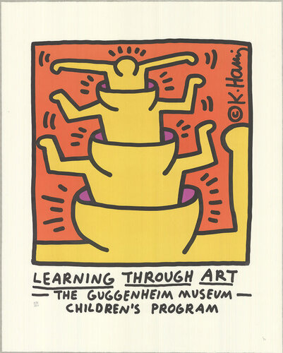 Learning Through Art von Keith Haring, Druck kaufen auf Singulart