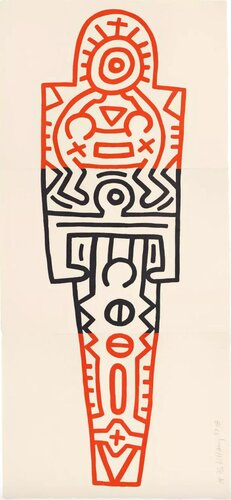 Totem de Keith Haring, Impresión a la venta en Singulart