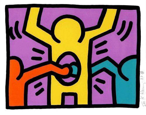 Pop Shop I: One Print van Keith Haring, Afdruk te koop op Singulart