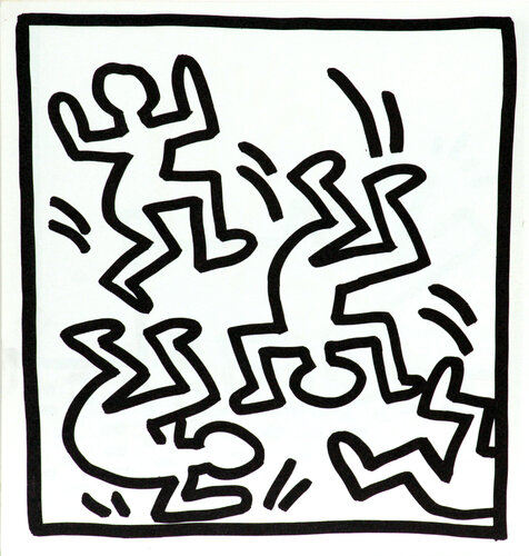 Untitled (Tumblers) by Keith Haring, 인쇄 for Sale on Singulart