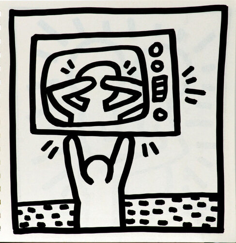 Untitled (Television) by Keith Haring, 인쇄 for Sale on Singulart
