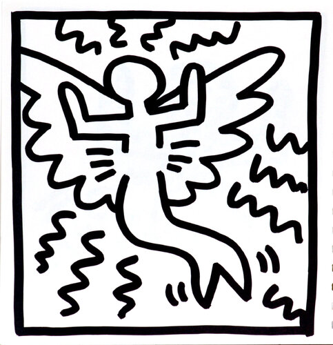 Untitled (Mermaid Flyer) by Keith Haring, 인쇄 for Sale on Singulart