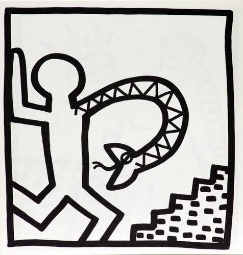 Untitled (Man with Snake Arm) by Keith Haring, 인쇄 for Sale on Singulart