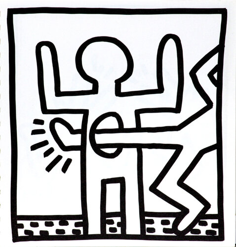 Untitled (Kicking Through) by Keith Haring, 인쇄 for Sale on Singulart