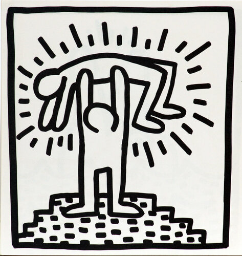 Untitled (Holding Up) by Keith Haring, 인쇄 for Sale on Singulart