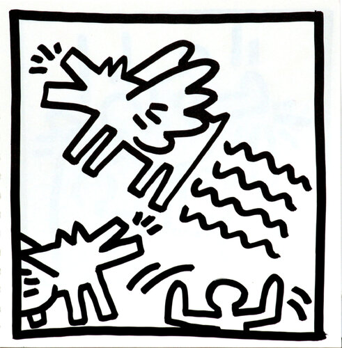 Untitled (Flying Dogs) by Keith Haring, 인쇄 for Sale on Singulart