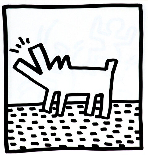 Untitled (Dog) by Keith Haring, 인쇄 for Sale on Singulart