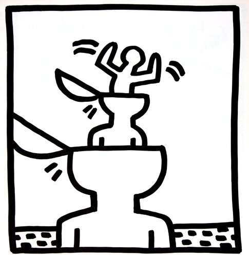 Untitled (Inside Mind) by Keith Haring, 인쇄 for Sale on Singulart