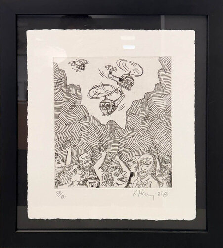 The Valley (Plate 12) by Keith Haring, 인쇄 for Sale on Singulart