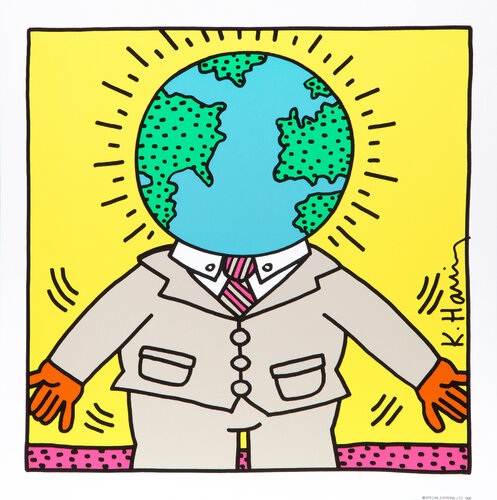 Global Man for Playboy by Keith Haring, Print for Sale on Singulart