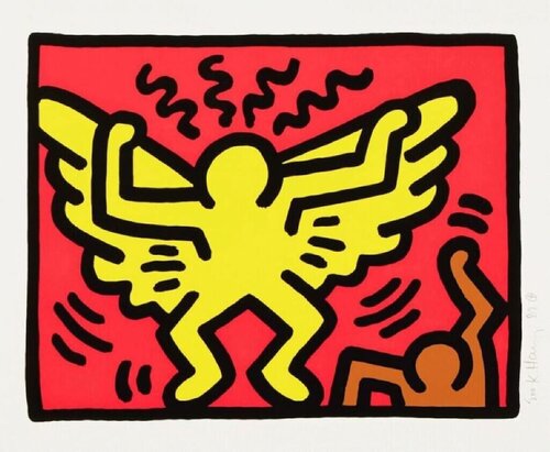 Pop Shop IV (Plate 1), from the Pop Shop IV Portfolio, by Keith Haring, Print for Sale on Singulart