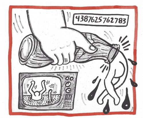 Untitled (from Against All Odds, 20 Drawings) by Keith Haring, 版画 for Sale on Singulart