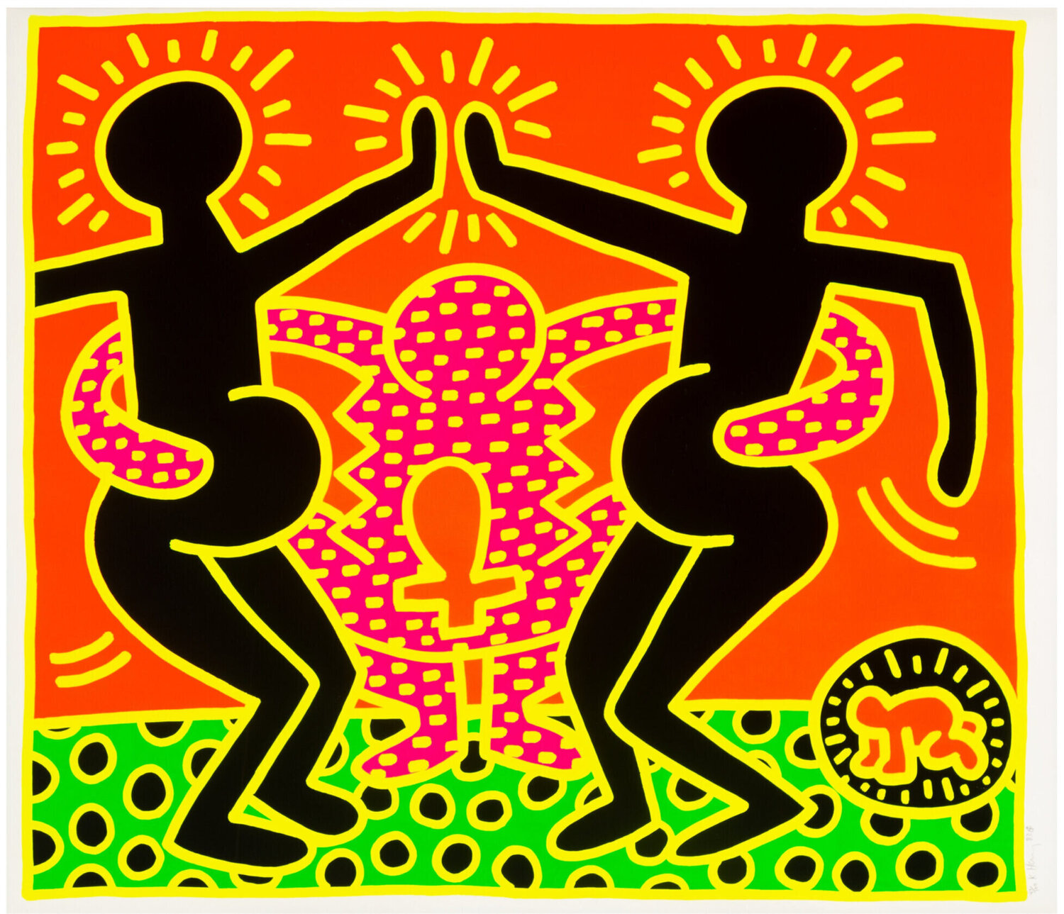 Fertility (Plate 4) Keith Haring Stampa in vendita