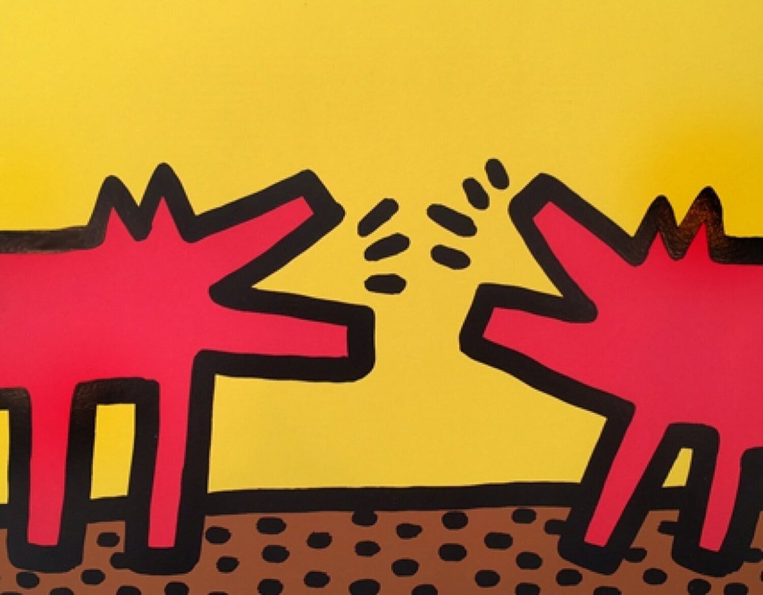 Pop Shop IV Barking Dogs [KH11] Keith Haring Druck zu verkaufen