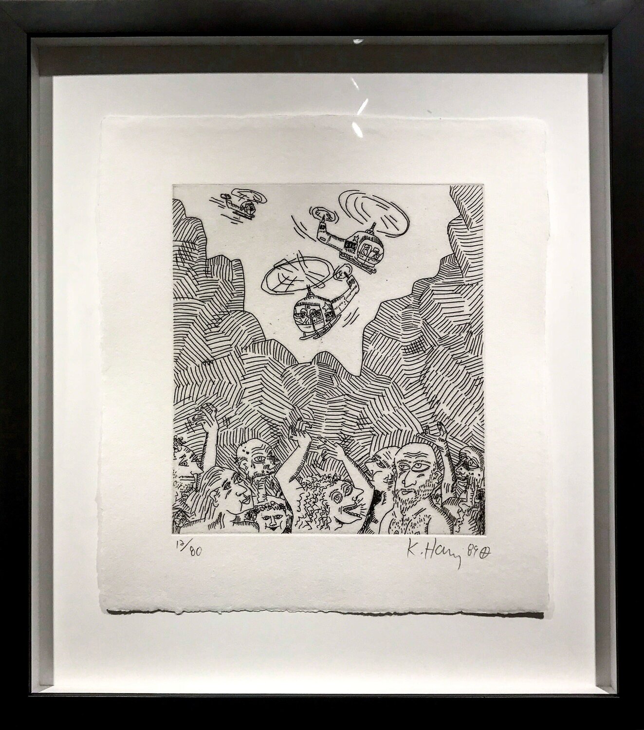 The Valley #12 Keith Haring Afdruk te koop