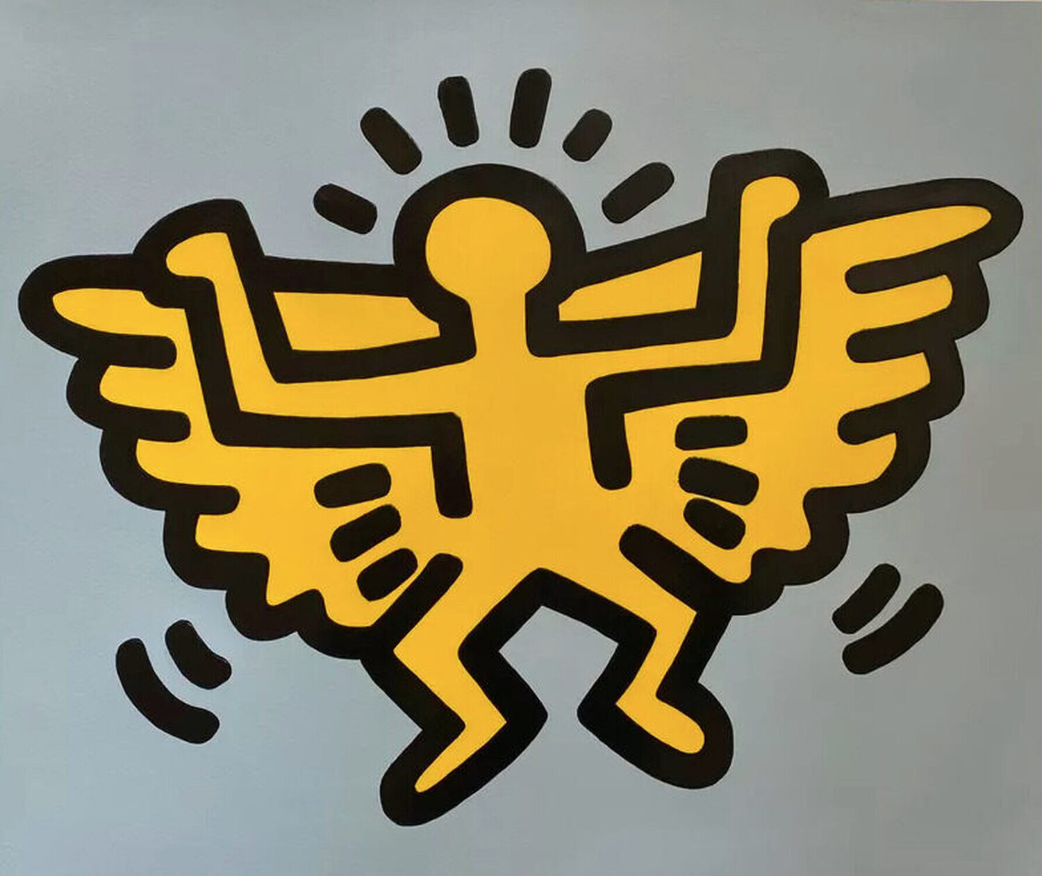 Icons, (Angel) Keith Haring Afdruk te koop