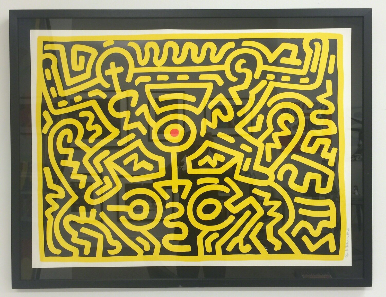 Growing #3 Keith Haring Afdruk te koop